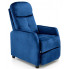 Granatowy rozkładany fotel wypoczynkowy - Amigos 3X