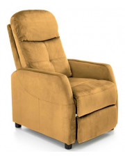 Musztardowy rozkładany fotel wypoczynkowy - Amigos 3X w sklepie Edinos.pl