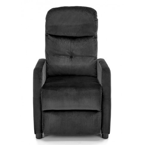 Czarny fotel wypoczynkowy Amigos 3X