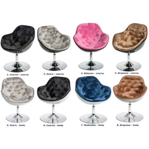 Zdjęcie fotel wypoczynkowy Mils - brązowo - czarny | Edinos.pl