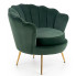 Zielony nowoczesny fotel wypoczynkowy Vimero 3X