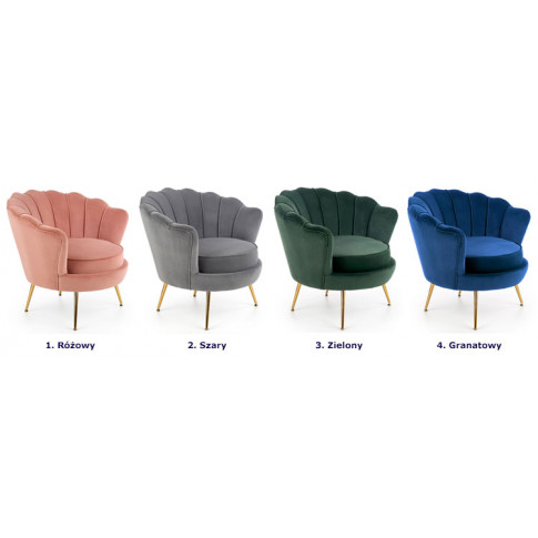 Dostępna kolorystyka fotela wypoczynkowego Vimero