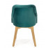 Zielone krzesło kubełkowe Altex 2X