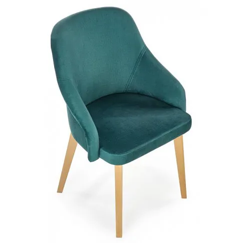 Zielone tapicerowane krzesło do jadalni Altex 2X