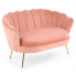 Różowa dwuosobowa sofa muszelka - Vimero 4X