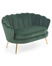 Zielona tapicerowana sofa glamour - Vimero 4X w sklepie Edinos.pl