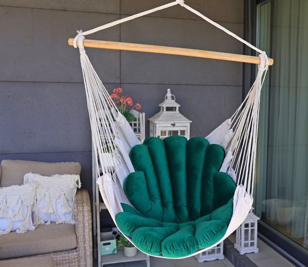 Wizualizacja z wykorzystaniem huśtawki Dada-butelkowa zieleń