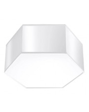 Biały plafon geometryczny 13,5 cm - S748-Kalma w sklepie Edinos.pl