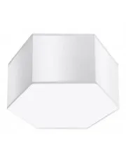 Biały minimalistyczny plafon 15,5 cm - S749-Kalma w sklepie Edinos.pl