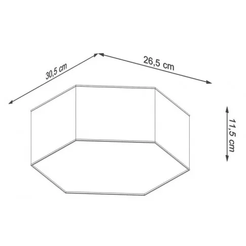 Wymiary plafonu S747-Kalma