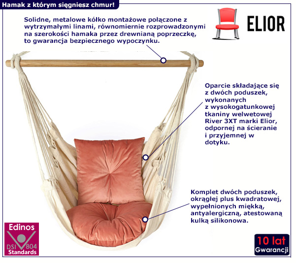 Krzesło brazylisjkie Wetar-brudny róż