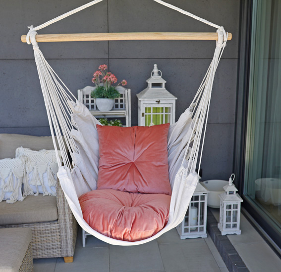 Wizualizacja z wykorzystaniem huśtawki Wetar-brudny róż