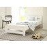 Zdjęcie produktu Jednoosobowe łóżko Marsel 90x200 - białe.