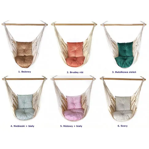 Krzesło brazylijskie Rippi kolory