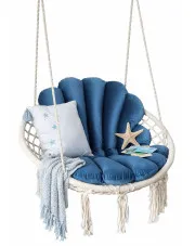 Granatowa huśtawka bocianie gniazdo - Limmi w sklepie Edinos.pl