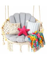 Szara skandynawska huśtawka na taras - Limmi w sklepie Edinos.pl