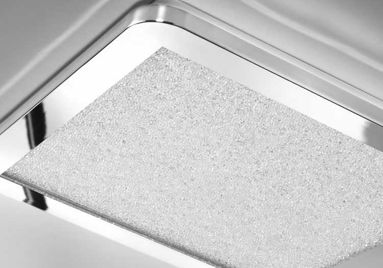 Wizualizacja nowoczesnego plafonu łazienkowego led k079-Wedi