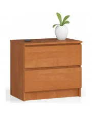 Minimalistyczna komoda do biura olcha - Parin 3X w sklepie Edinos.pl