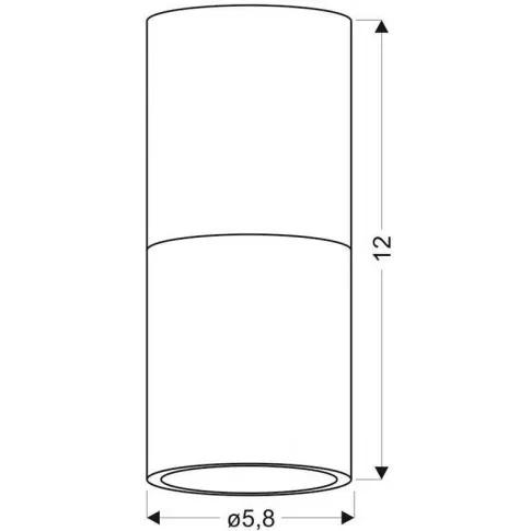 nowoczesna lampa sufitowa tuba k072 rena