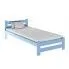 Zdjęcie produktu Pojedyncze łóżko Gersa 90x200 - niebieskie.