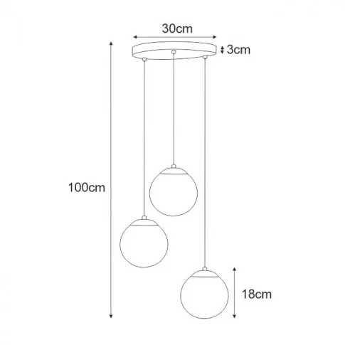 Wymiary lampy S761-Kalva