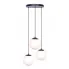 Potrójna lampa wisząca klosze kule S761-Kalva