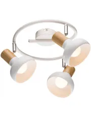 Biała lampa sufitowa spirala - K098-Mirabel w sklepie Edinos.pl