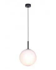 Lampa wisząca ze szklanym kloszem 30 cm - S766-Barva w sklepie Edinos.pl