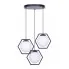 Lampa wisząca z trzema szklanymi kloszami S771-Hona