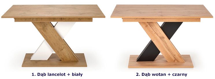 Dostępne kolory stołu Roslon