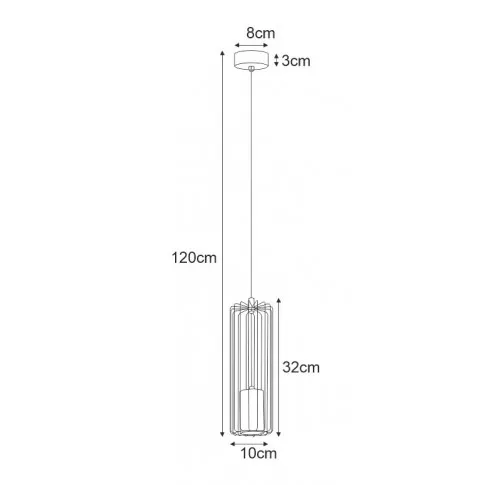 Wymiary lampy S774-Kela