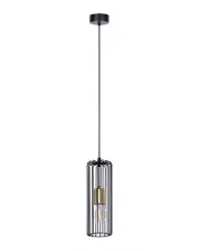 Czarno-złota lampa wisząca nad wyspę - S774-Kela