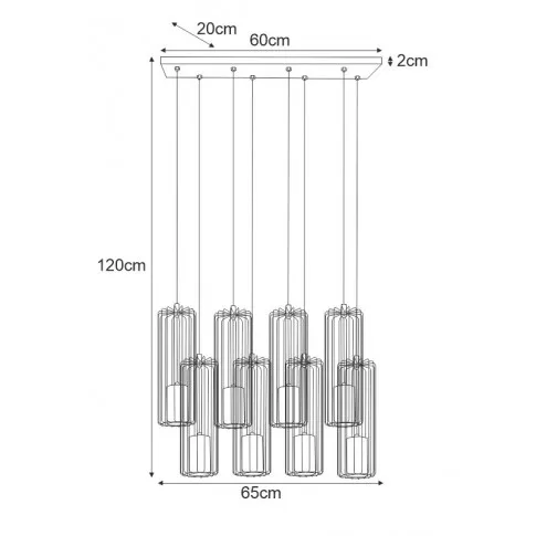 Wymiary lampy S777-Kela