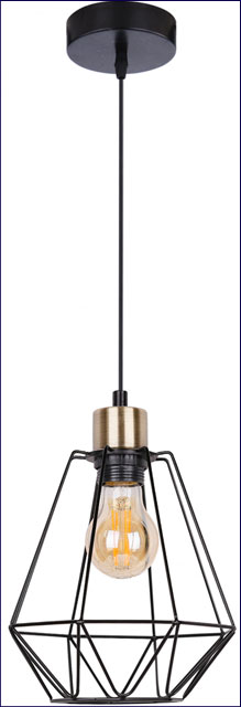 Wizualizacja drucianej lampy wiszącej K114-WIgo