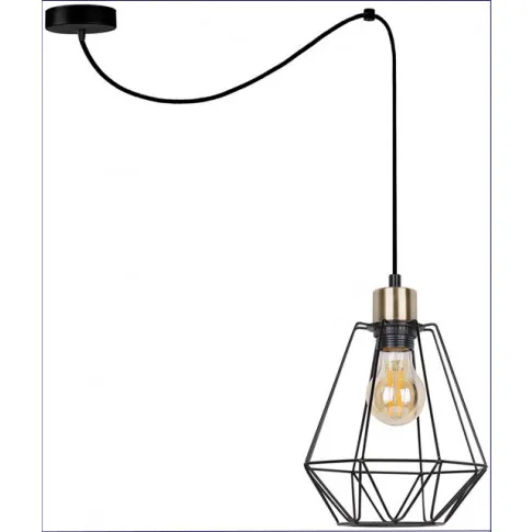 druciana industrialna pojedyncza lampa metalowa pajak k115 wigo