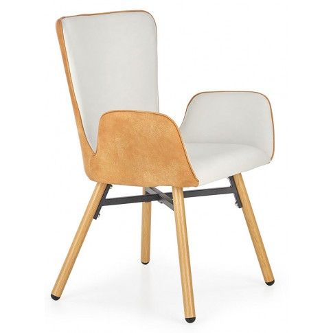 Zdjęcie produktu Krzesło z podłokietnikami Simon - jasny popiel.