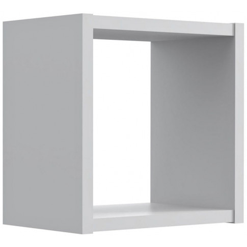 biała minimalistyczna skandynawska półka kwadrat baku