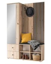 Garderoba z lamelami do przedpokoju - Rovel 18X w sklepie Edinos.pl