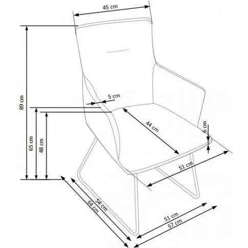 Szczegółowe zdjęcie nr 5 produktu Krzesło industrialne z podłokietnikami Viler 3X - popiel