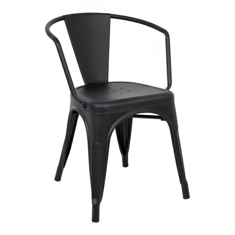 Czarne krzesło Riki 4X