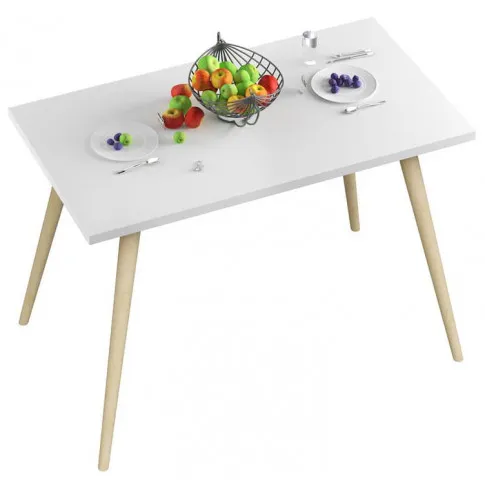 biały stół w stylu skandynawskim do kuchni i jadalni mirea
