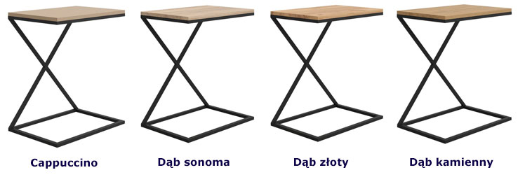 Loftowy stolik pod laptopa Barko