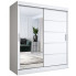 Biała szafa z drzwiami przesuwnymi 180x200 cm - Felix 5X