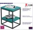 Nowoczesny stolik pomocniczy w stylu loft Mizo