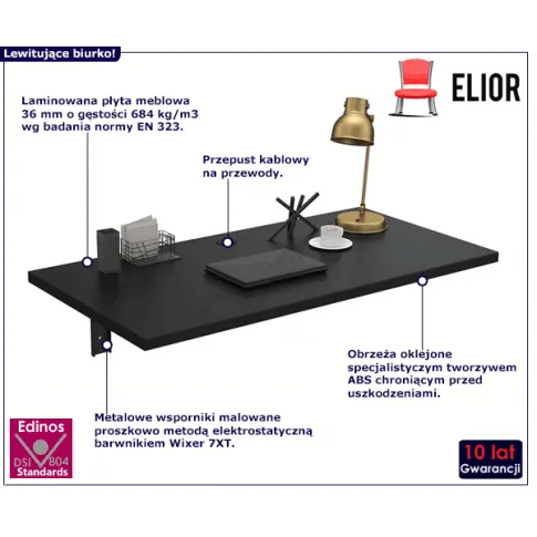 Nowoczesne lewitujące biurko Lazo