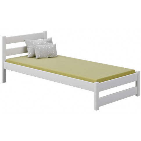 białe skandynawskie łóżko dziecięce pojedyncze 190x80 olda 3x