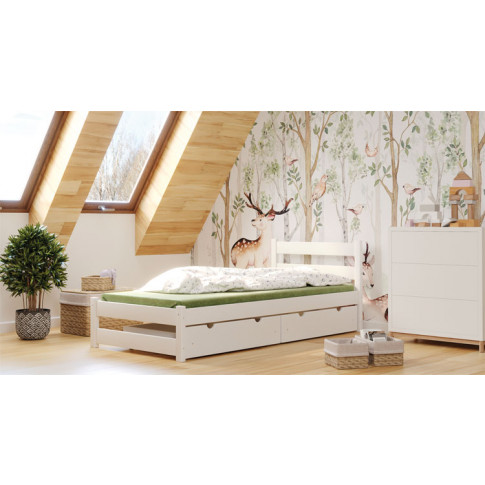 skandynawski pokój z zastosowaniem łóżka dziecięcego olda 3x