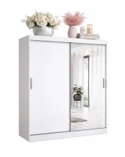 Biała szafa przesuwna 180 cm - Massi 5X w sklepie Edinos.pl