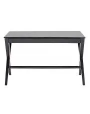 Czarne biurko 120x60 - Vilnus w sklepie Edinos.pl
