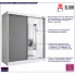Przesuwna szafa biel antracyt 180cm Palmira 5X